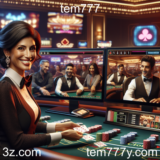 A Experiência Imersiva do Cassino Ao Vivo no Tem777